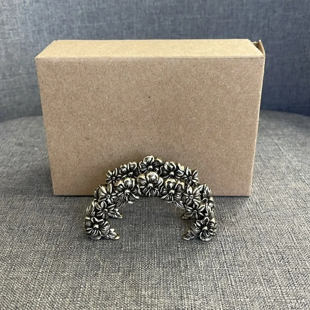 Floral Business Card Holder (new in box)